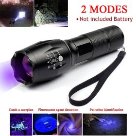 395nm UV Flashlight – LED Blacklight & White Light (Option: 1PC)