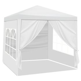 6.5 x 6.5 ft Portable Party Tent, Waterproof Outdoor Canopy with Sidewalls (Option: 63212649)