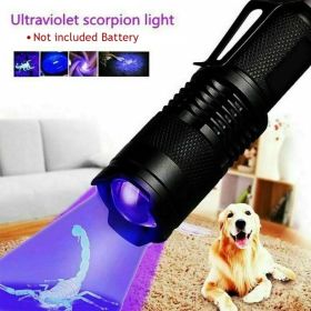 Mini UV Flashlight 395nm, 3-Mode Blacklight Torch with Adjustable Focus (Option: 1PC)