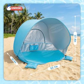 Baby Beach Tent Pop-Up – UPF 50+ Infant Sun Shelter with Carry Bag (Style: XL)