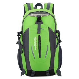 36L Waterproof Hiking Backpack – Lightweight Nylon Travel Daypack with Multiple Pockets (Color: Green)