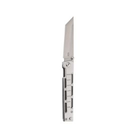 Sling Reap Folding Knife – Compact Everyday Carry Outdoor Utility Knife (Color: Silver)